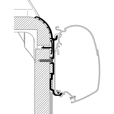 Product image of the product “Adapter für Bürstner Ixeo T680 für TO Serie 5 und 8 ”